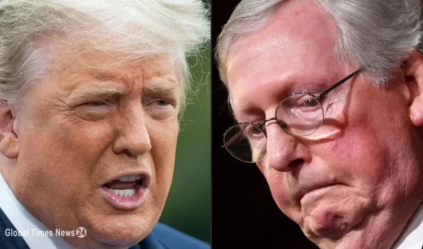 Trump puts 'death wish' remark for McConnell on his social media platform