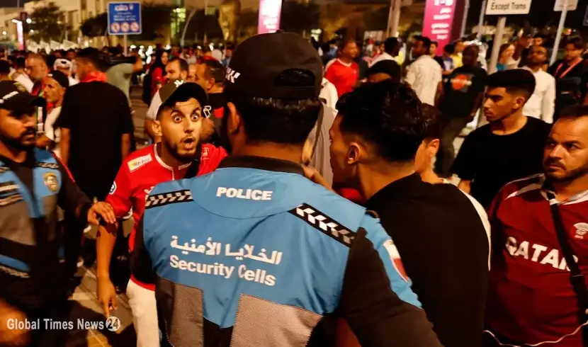 World Cup 2022: Fans, police clash ahead of match between Morocco, Spain