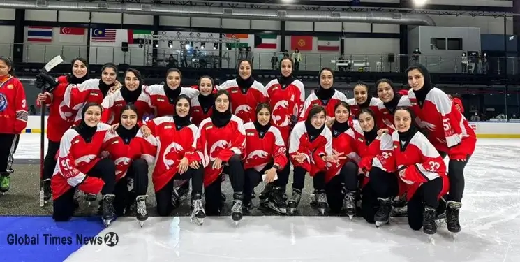 Asian women's ice hockey; Kuwait also knelt before the courageous Iranian women