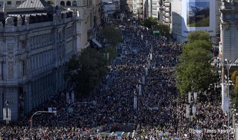 À Madrid, des milliers de manifestants contre les coupes dans le système de santé