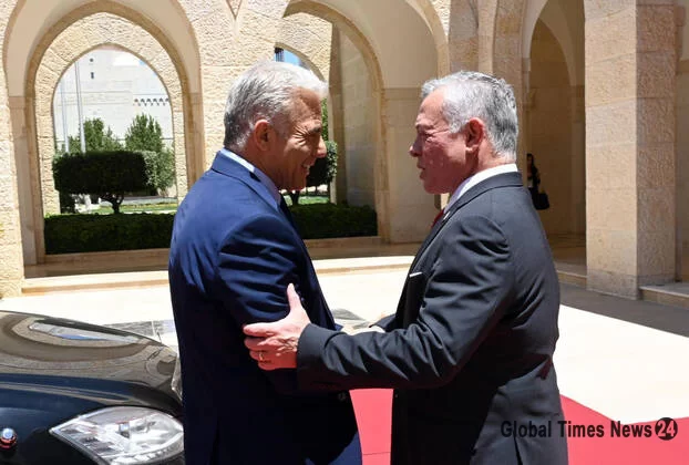 اردن کے شاہ عبداللہ دوم نے عمان میں اسرائیلی وزیراعظم سے ملاقات کی